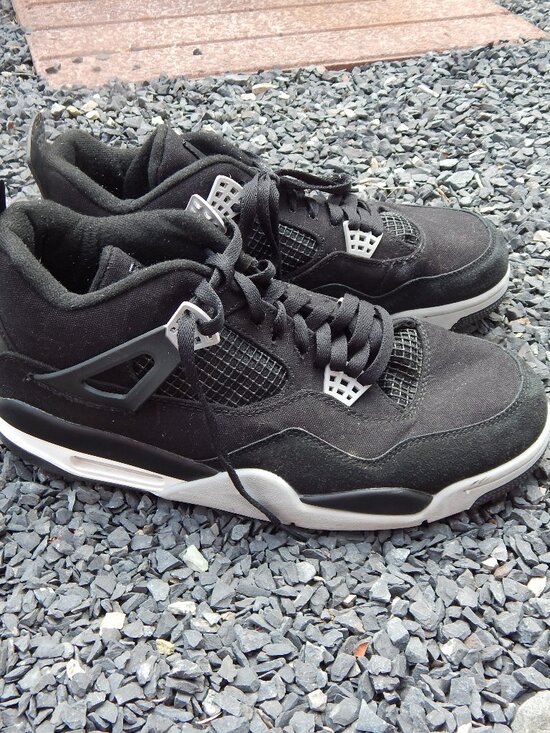 Air Jordan 4 Retro Rare Air Black Sneakers Mens Size 11.5 **** main image 5